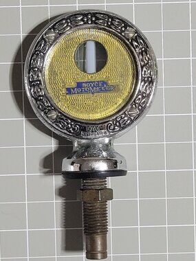 Antique Boyce MotoMeter Junior w/Wreath Vintage Engine Water Temperature Monitor